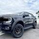 Pour Ford Ranger T9 2023-2024 Élargisseurs D'ailes Noirs Larges Kit De Carrosserie 6 Pièces