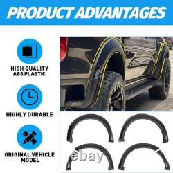 Pour Ford Ranger T9 2023-2026, élargisseurs d'ailes noirs, kit carrosserie 4 pièces