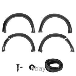 Pour Ford Ranger T9 2023-2026, élargisseurs d'ailes noirs, kit carrosserie 4 pièces