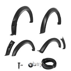 Pour Ford Ranger T9 2023-2026, élargisseurs d'ailes noirs, kit carrosserie 4 pièces