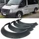 Pour Ford Transit 4x &Eacute;largisseurs D&rsquo;ailes Flexibles Extra Larges Passages De Roue Carrosserie Noire