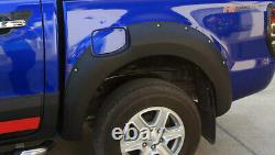 Pour Ford, élargisseurs d'ailes de carrosserie large pour le pare-boue du Ranger T6 2011-15 au Royaume-Uni.