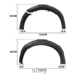 Pour Isuzu D-Max 2024+ Pickup, extensions larges d’ailes de roue, kit carrosserie et accessoires