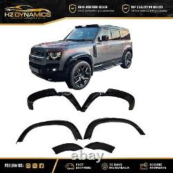 Pour Land Rover Defender 110 L663 2020+ Garnitures larges de passages de roue Gloss Noire