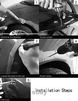 Pour Mazda 3 MazdaSpeed3 Ailes Élargies Kit Carrosserie Extra Large Arches de Roues 4Pcs 4.5