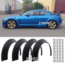 Pour Mazda RX-8 RX7 élargisseurs d’ailes extension extra large kit carrosserie arches de roue 4,5 pouces