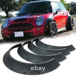 Pour Mini Cooper S R53 R56 R58 Ailes Élargisseurs d'ailes Flexibles Kits de Carrosserie larges