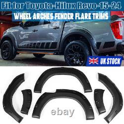 Pour Nissan Navara D23 Np300 14-20 Élargisseurs d'aile noirs larges garniture Royaume-Uni