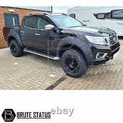 Pour Nissan Navara Np300 2015+ Wide Body Wheel Arches Fender Flares Riveted Style