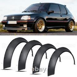 Pour Peugeot 205 206 207 208 4x Élargisseurs d'ailes Kits de carrosserie extra larges Arches de roue