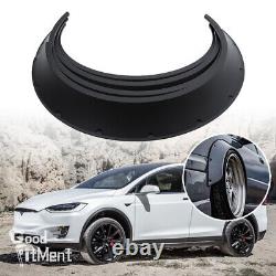 Pour Tesla Model X Élargisseurs d'ailes Extra Large Kit de passages de roue Garde-boue Noir