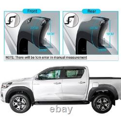 Pour Toyota Hilux 2018-2020 Invincible X Élargisseurs d’ailes larges Kit carrosserie  	
<br/>