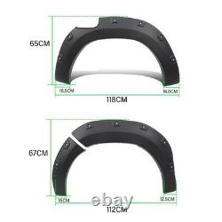 Pour Toyota Hilux 2018-2020 Invincible X Élargisseurs d’ailes larges Kit carrosserie<br/>
