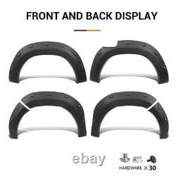 Pour Toyota Hilux 2018-2020 Invincible X élargisseurs d'ailes kit carrosserie noir mat