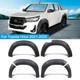 Pour Toyota Hilux 2021-2025 Kit De Stylisation De Passages De Roues Larges Invincible Noir