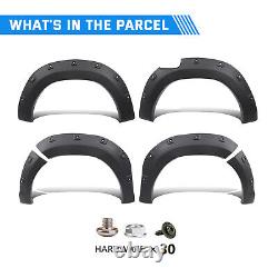 Pour Toyota Hilux 2021-2025 Kit de stylisation de passages de roues larges Invincible Noir