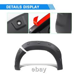 Pour Toyota Hilux 2021-2025 Kit de stylisation de passages de roues larges Invincible Noir