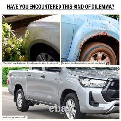 Pour Toyota Hilux Revo 2015-2020 Kit de carrosserie à arches de roues larges style rivet noir