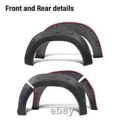 Pour Toyota Hilux Revo 2015-2020 Kit de carrosserie à arches de roues larges style rivet noir