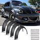 Pour Vw Beetle Golf Gti 4x Élargisseurs D'aile Extra Large Arc De Roue Garde-boue