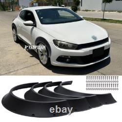 Pour VW Scirocco Noir 4.5 élargisseurs d'aile kit carrosserie extra large