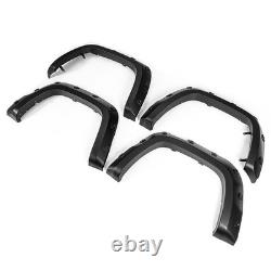 Pour Vw Amarok 2010-20 Élargisseurs d'ailes avant et arrière noirs Kit de carrosserie