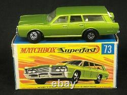 Vhtf Matchbox Mb73-a1 Mercury Commuter Roues Et Arches Larges + Boîte De Type G