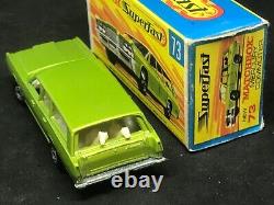 Vhtf Matchbox Mb73-a1 Mercury Commuter Roues Et Arches Larges + Boîte De Type G