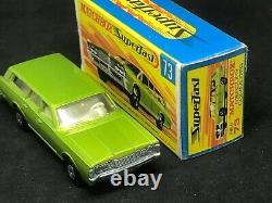 Vhtf Matchbox Mb73-a1 Mercury Commuter Roues Et Arches Larges + Boîte De Type G